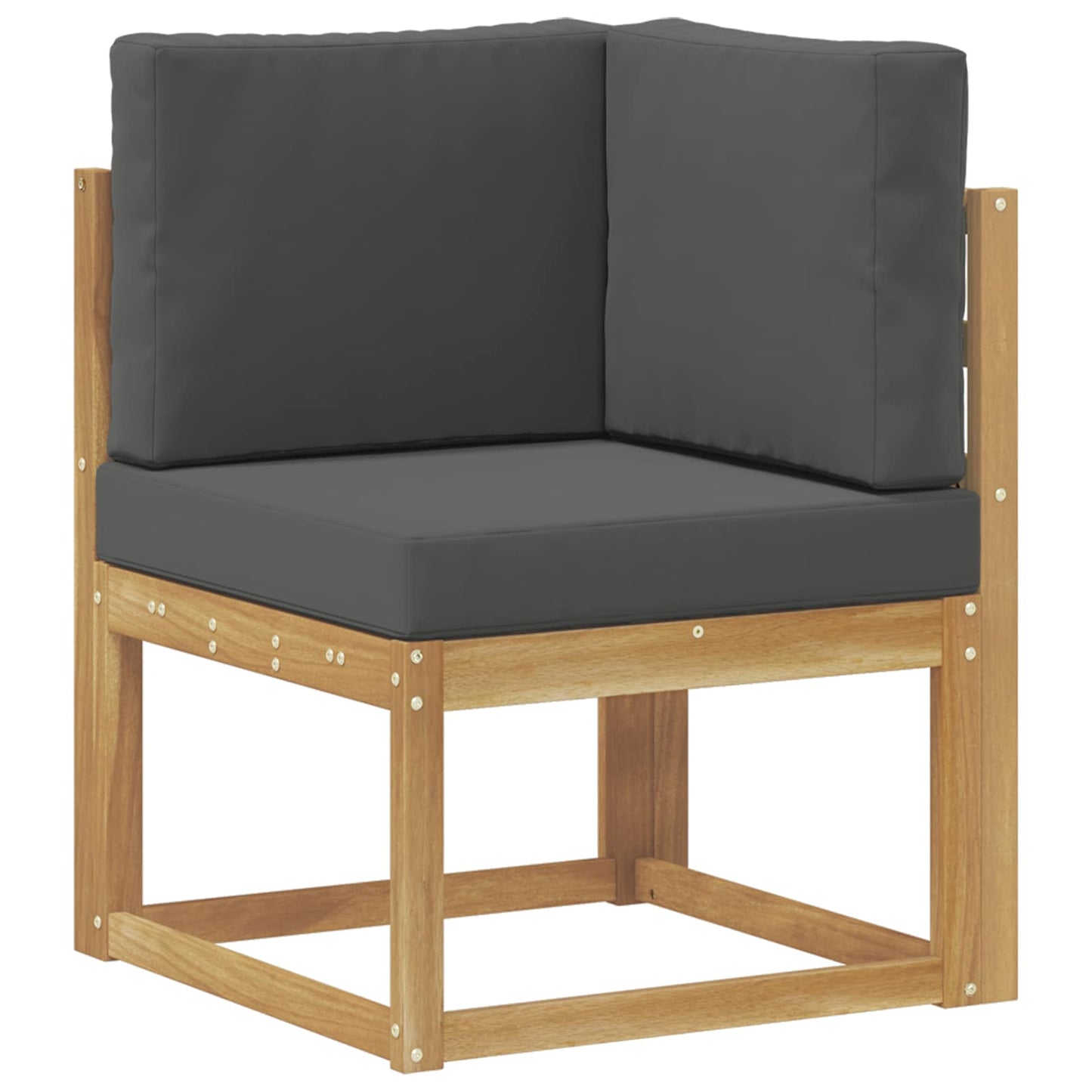 vidaXL Σειρά Καναπέ Εξωτερικού 8 τμχ. Άσπρο και Ανθρακί Πολυεστέρας
