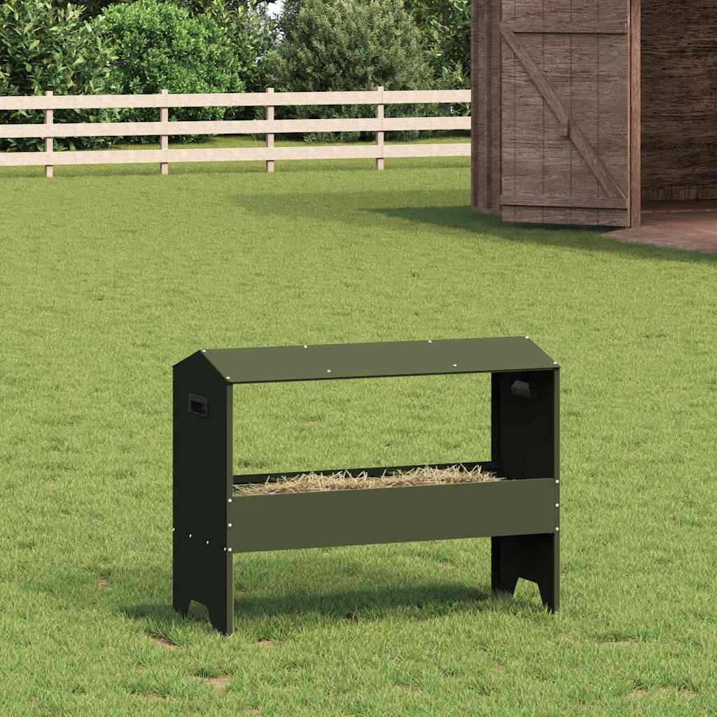 vidaXL Ταΐστρα για ζώα Λαδί 79 x 35 x 62 εκ. 15 kg
