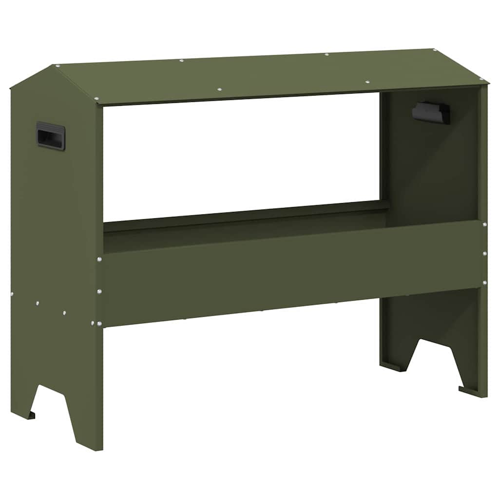 vidaXL Ταΐστρα για ζώα Λαδί 79 x 35 x 62 εκ. 15 kg