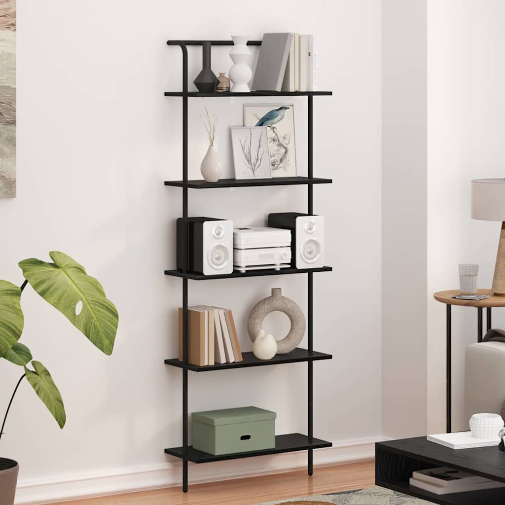 vidaXL Ράφι Βιβλίων 5 επιπέδων 60 x 24 x 168 εκ. Επεξεργασμένο ξύλο