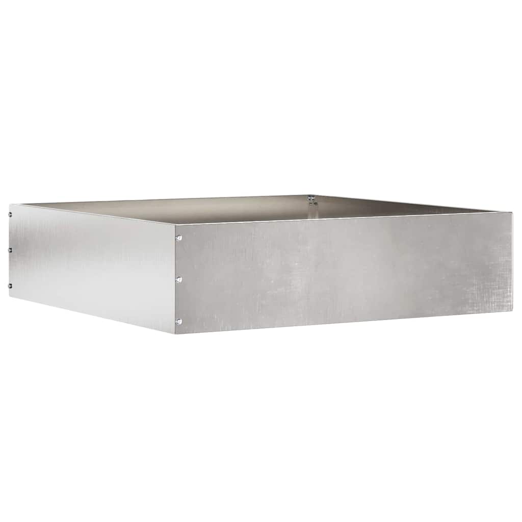 vidaXL Περίγραμμα γκαζόν 6 τμχ. 50 x 50 x 13 εκ Ανοξείδωτο Ατσάλι