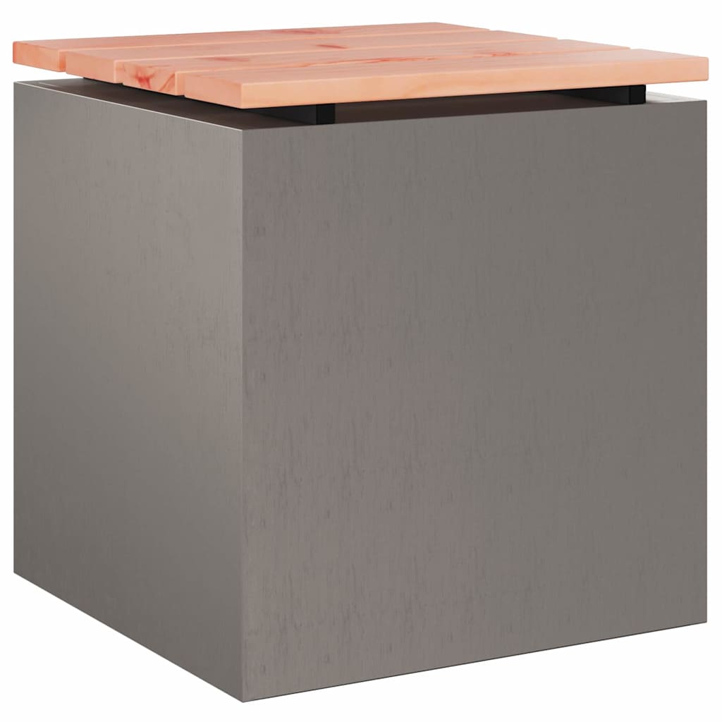 vidaXL Παγκάκι κήπου 1 -Seater 40 x 40 x 43 cm Σκ rusty τετράγωνο