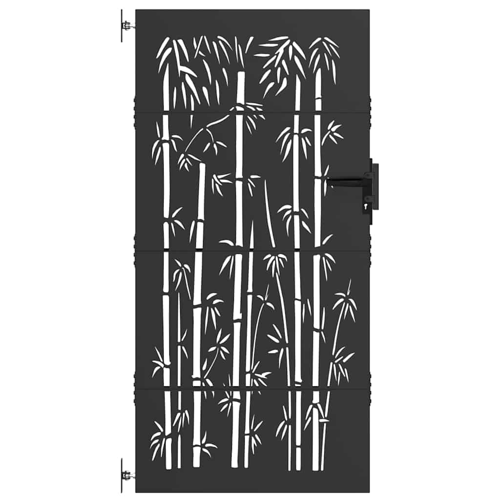 vidaXL Πύλη Κήπου 85 x 175 cm Ατσάλι με Επικάλυψη Πούδρας Κλειδώσιμο