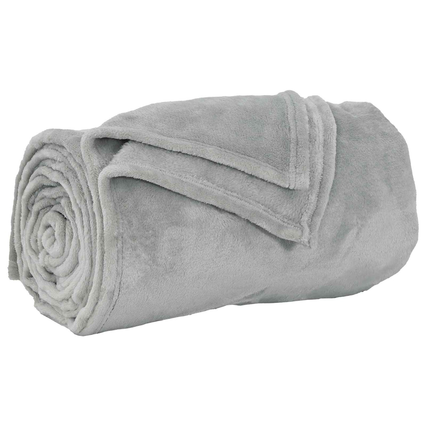 vidaXL Ριχτάρια 6 τμχ. Γκρι 240 x 270 εκ. 10.11 kg Μαλλί