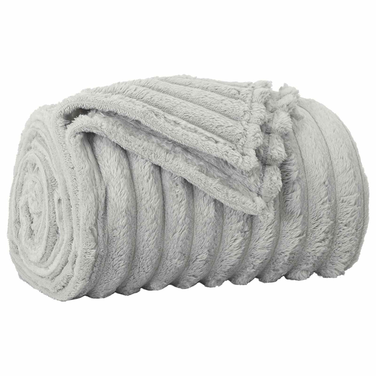 vidaXL Κουβέρτα Γκρι 240 x 220 cm Μαλλί