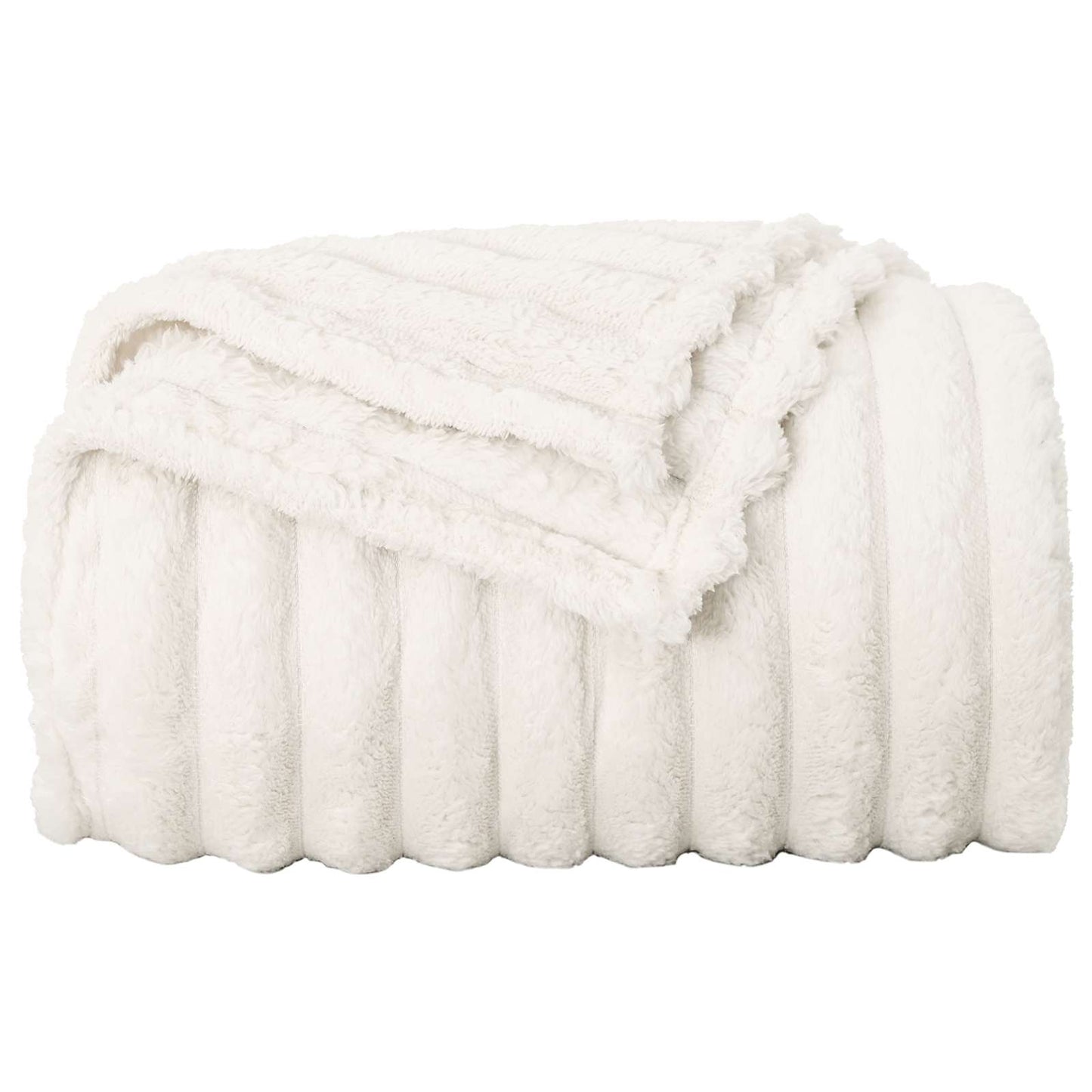 vidaXL Ριχτάρι Κρεμ 150 x 130 εκ 0,45 kg Μαλλί