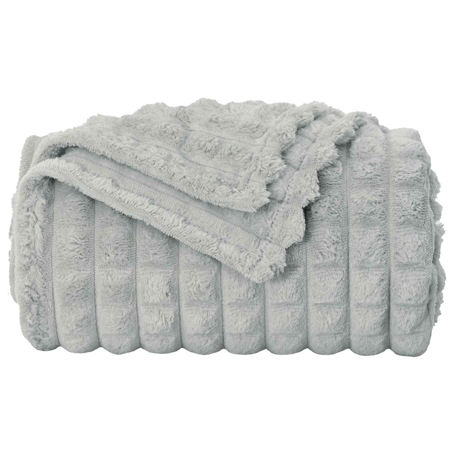 vidaXL Κουβέρτα Γκρι 200 x 150 cm 0.75 kg Μαλλί