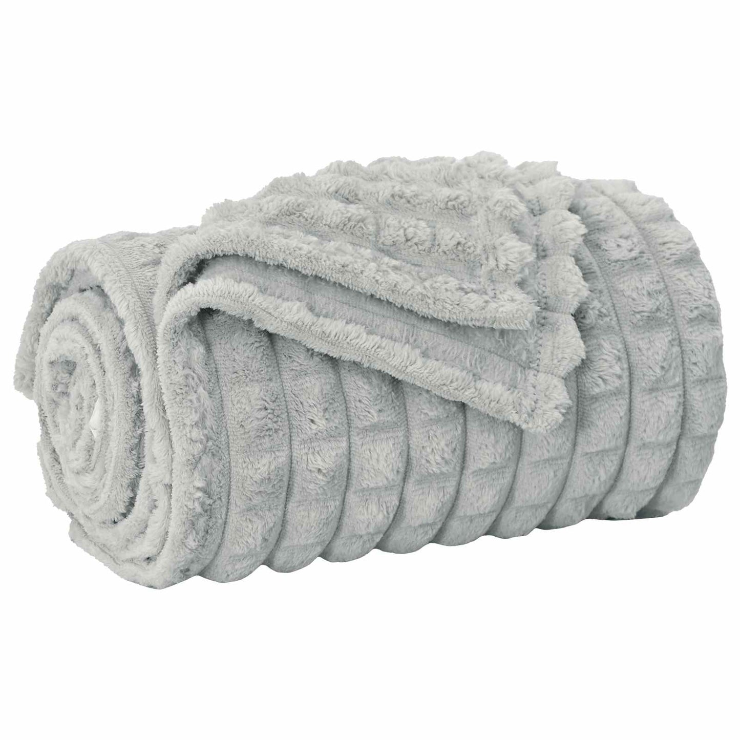 vidaXL Ριχτάρια 6 τμχ. Γκρι 200 x 150 cm 4.5 kg Μαλλί