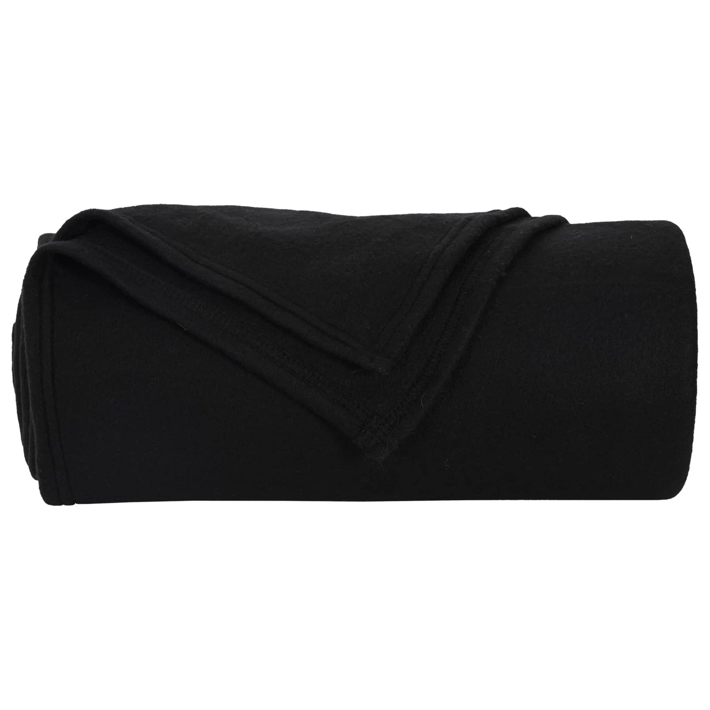 vidaXL Ριχτάρι Μαύρο 170 x 130 εκ. 0.33 kg Μαλλί
