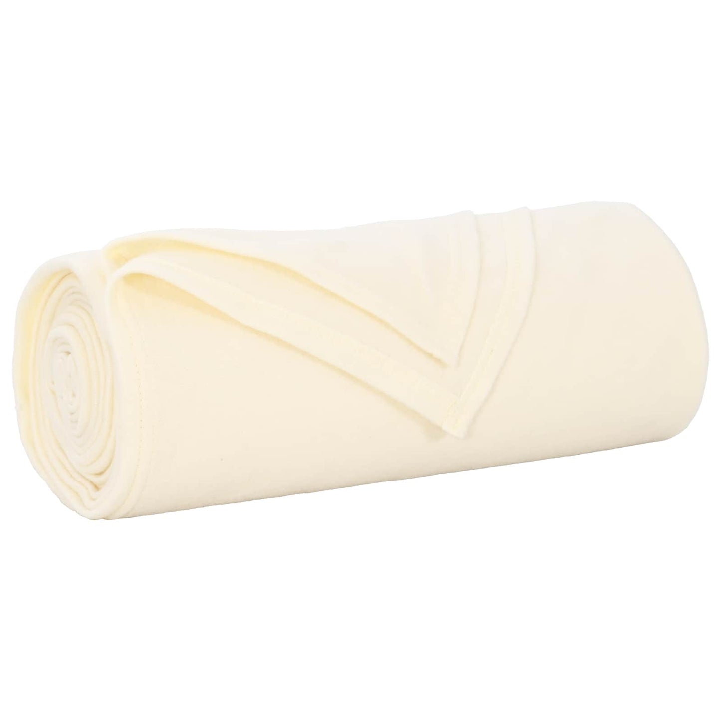 vidaXL Ριχτάρι Κρεμ 170 x 130 εκ. 0.31 kg Μαλλί
