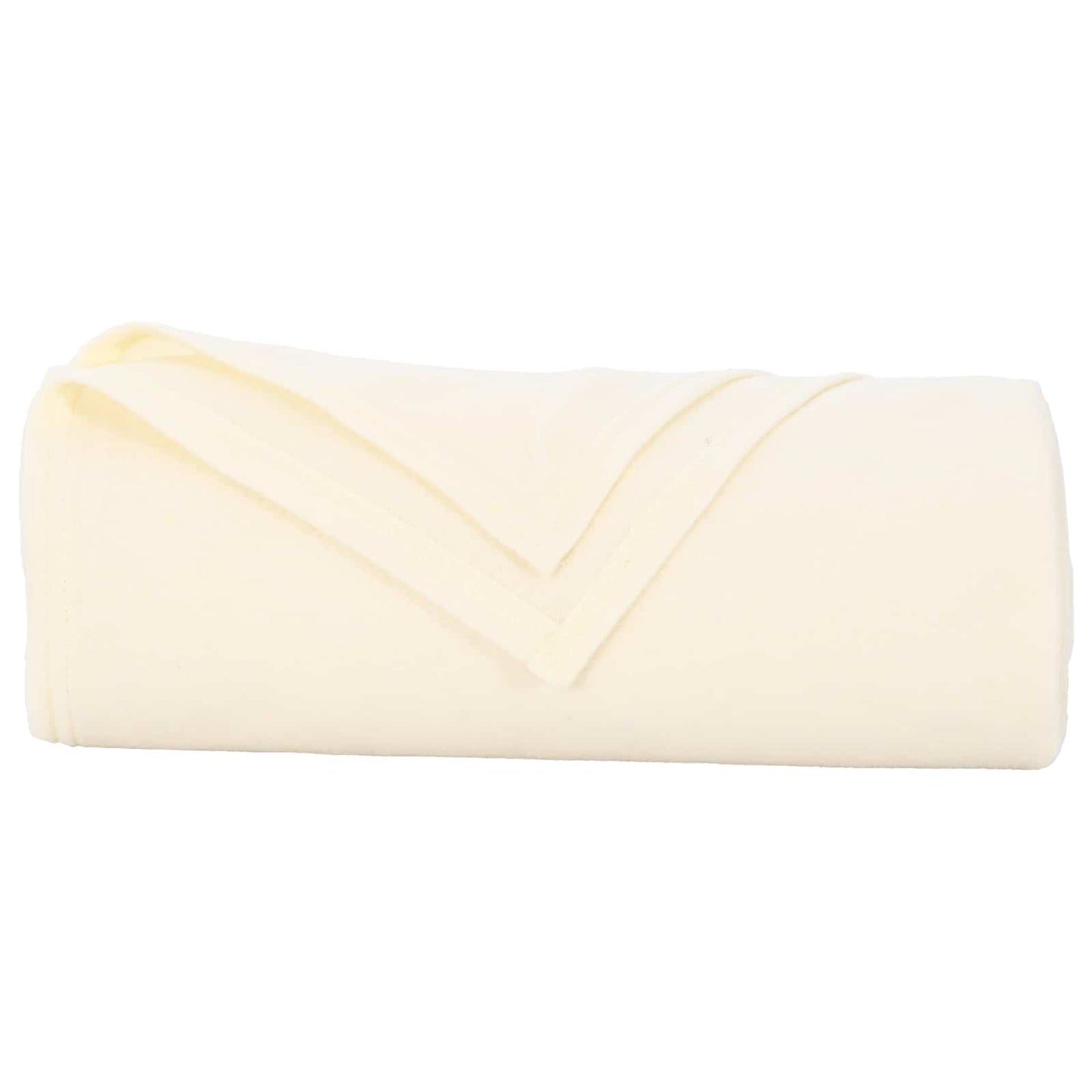 vidaXL Ριχτάρια 24 τμχ. Κρεμ 170 x 130 εκ. 7.81 kg Μαλλί