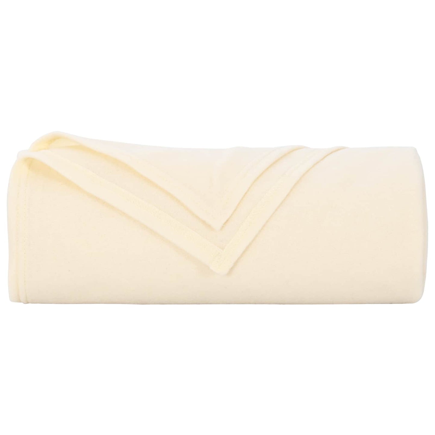 vidaXL Ριχτάρι Κρεμ 210 x 140 εκ 0.41 kg Μαλλί