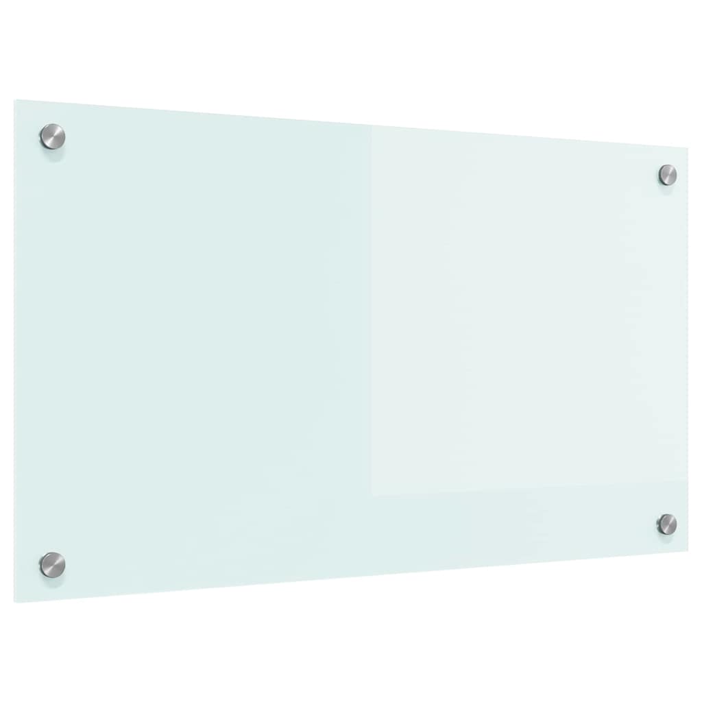 vidaXL Πλάτη κουζίνας Γάλα 70 x 40 cm σκληρυμένο γυαλί