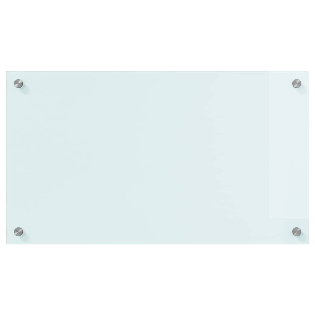 vidaXL Πλάτη κουζίνας Γάλα 70 x 40 cm σκληρυμένο γυαλί