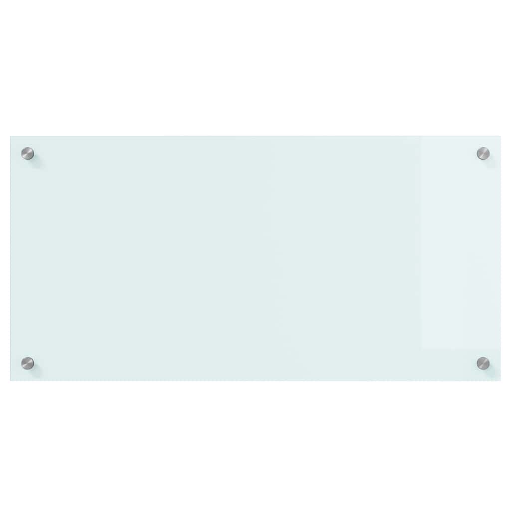 vidaXL Πλάτη κουζίνας Γάλα 80 x 40 cm σκληρυμένο γυαλί