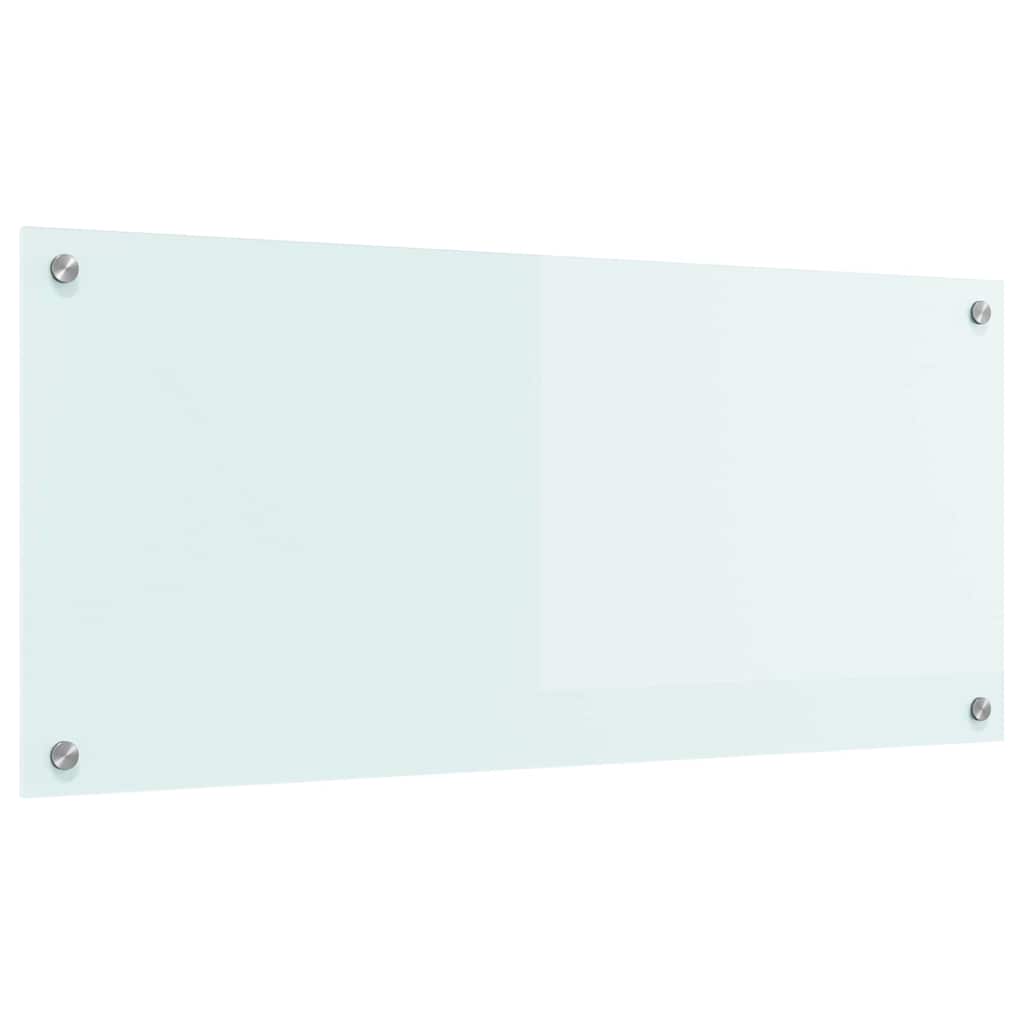 vidaXL Πλάτη κουζίνας Γάλα 90 x 40 cm σκληρυμένο γυαλί