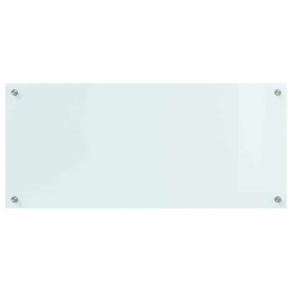 vidaXL Πλάτη κουζίνας Γάλα 90 x 40 cm σκληρυμένο γυαλί