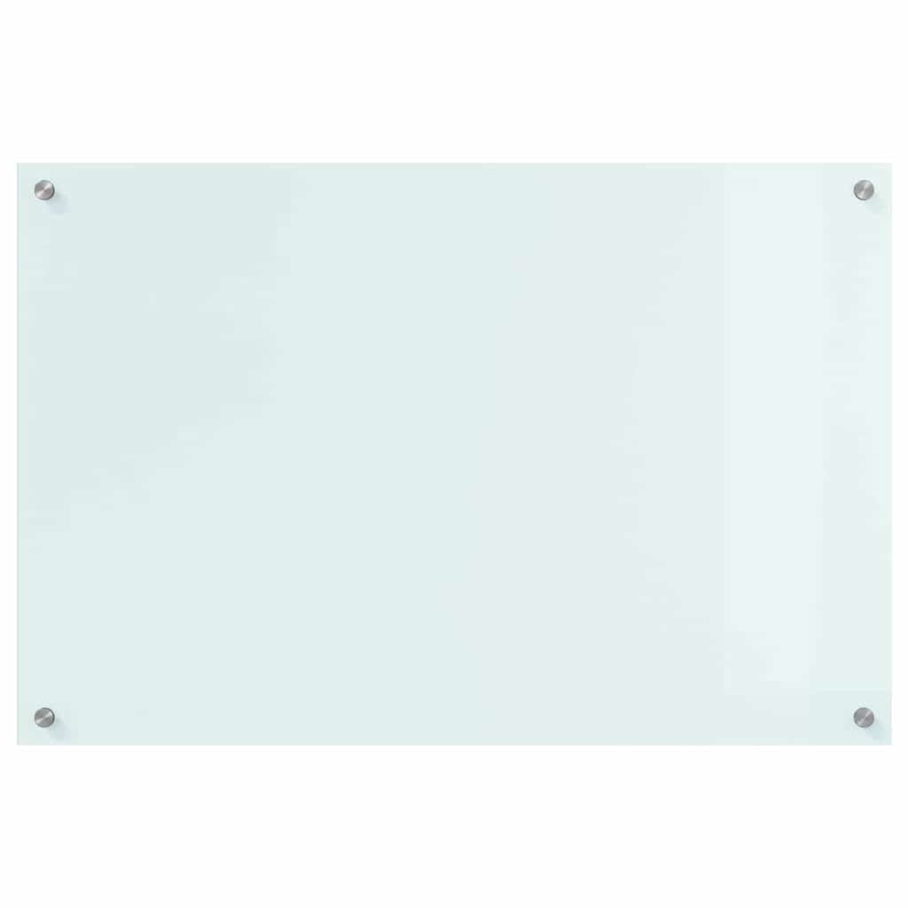 vidaXL Πλάτη κουζίνας Γάλα 90 x 60 cm σκληρυμένο γυαλί