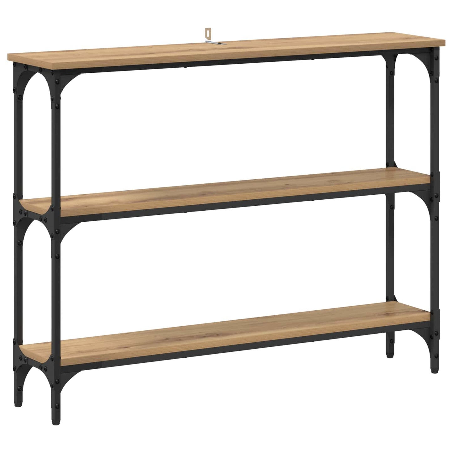 vidaXL Τραπέζι κονσόλας Artisan Oak 100 x 22,5 x 75 εκ