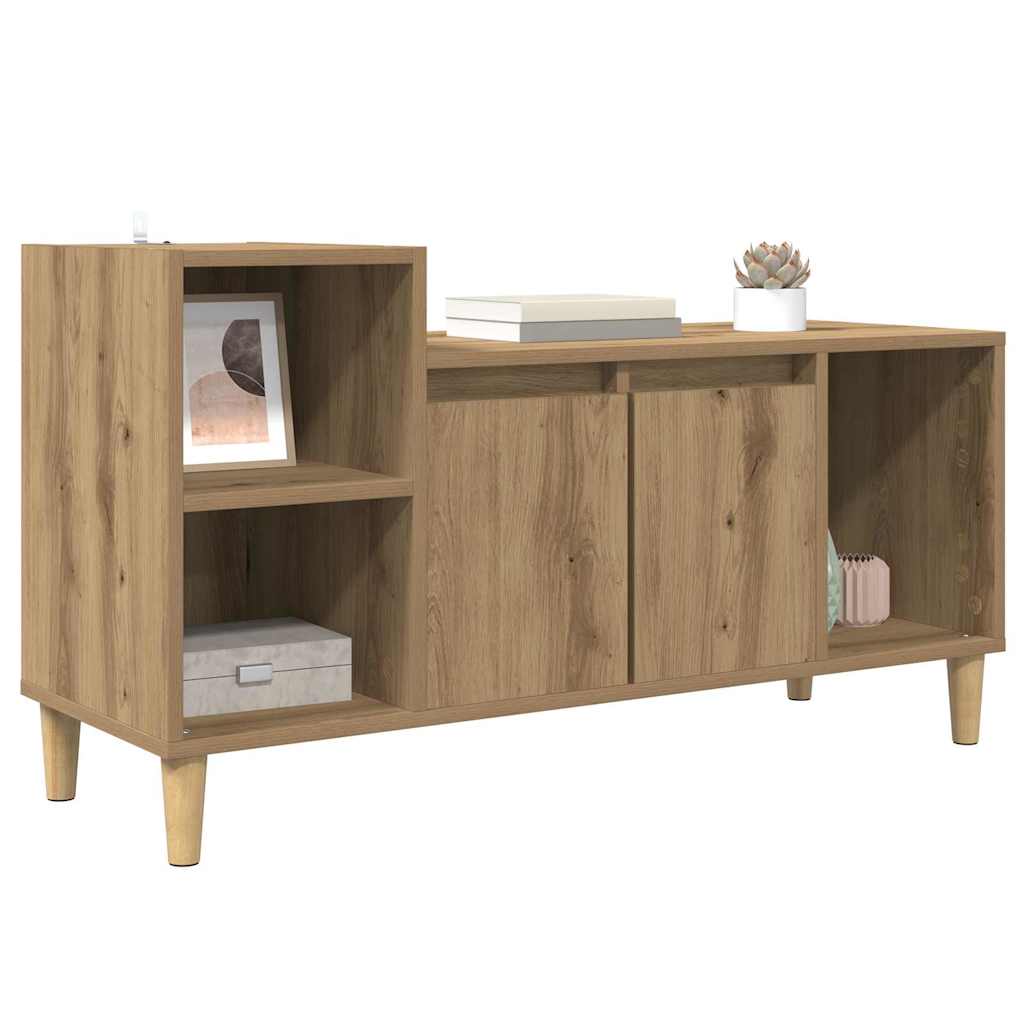 vidaXL Ντουλάπι TV 100 x 35 x 55 εκ Artisan Oak Επεξεργασμένο Ξύλο