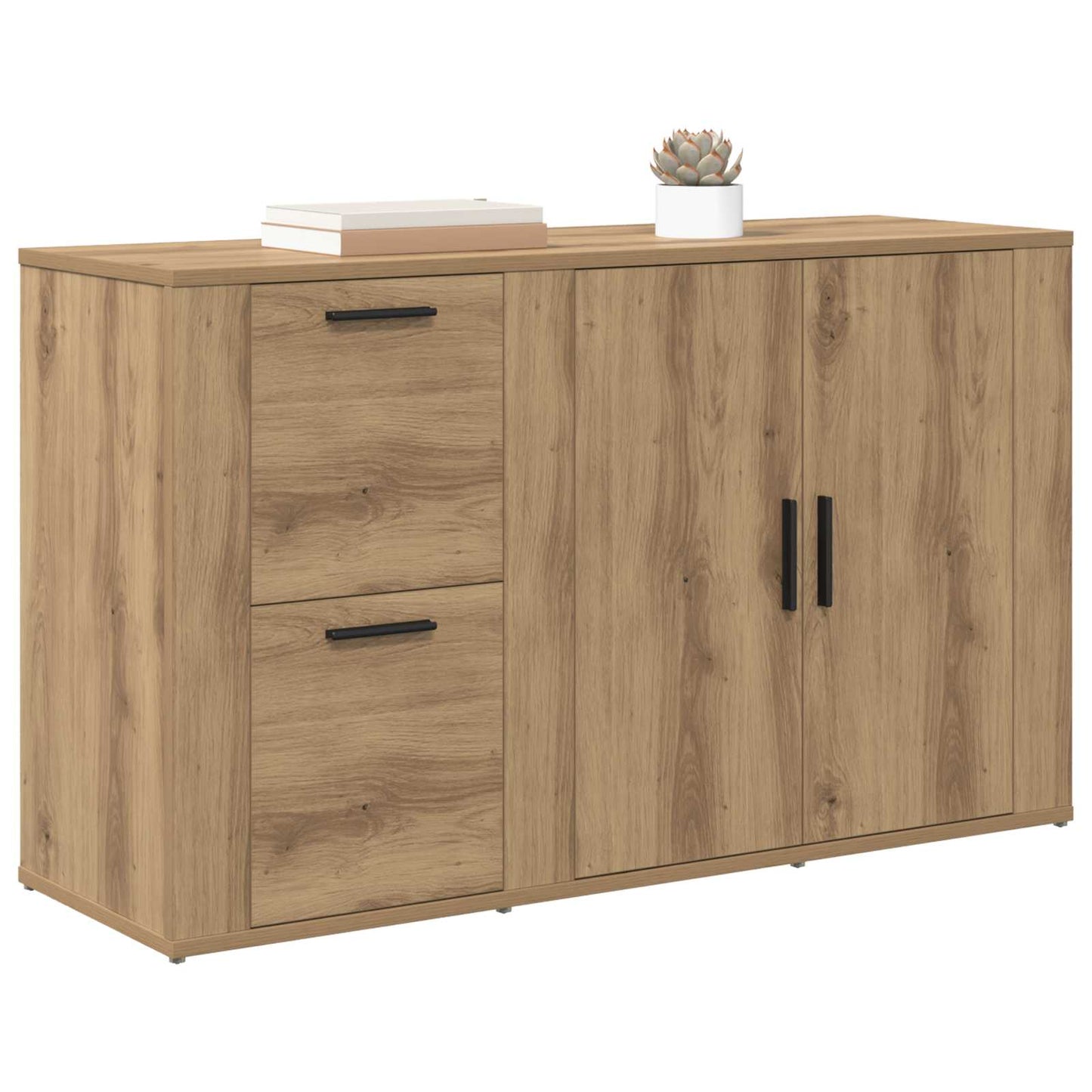 vidaXL Πλαϊνό γραφείο Artisan Oak 100 x 33 x 59.5 εκ.