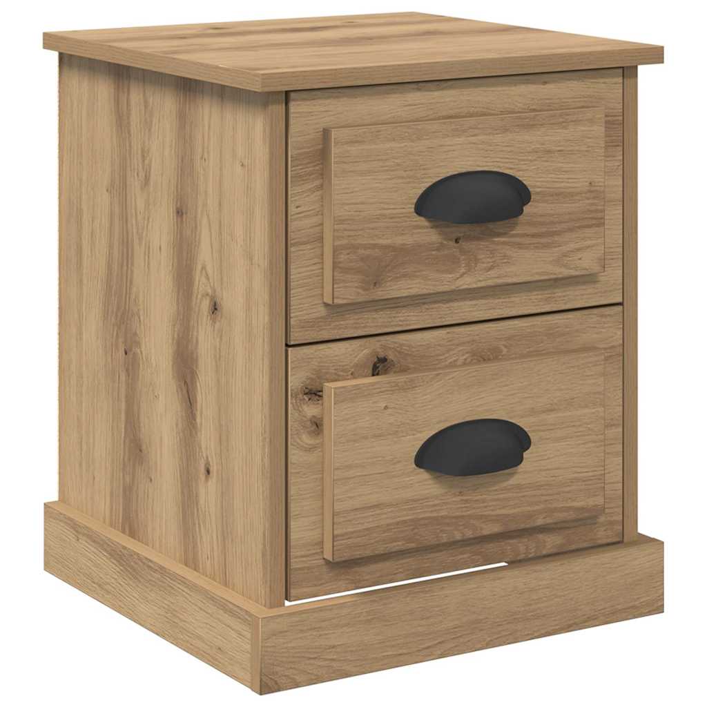 vidaXL Κομοδίνο Artisan Oak 39 x 39 x 47.5 εκ Επεξεργασμένο Ξύλο