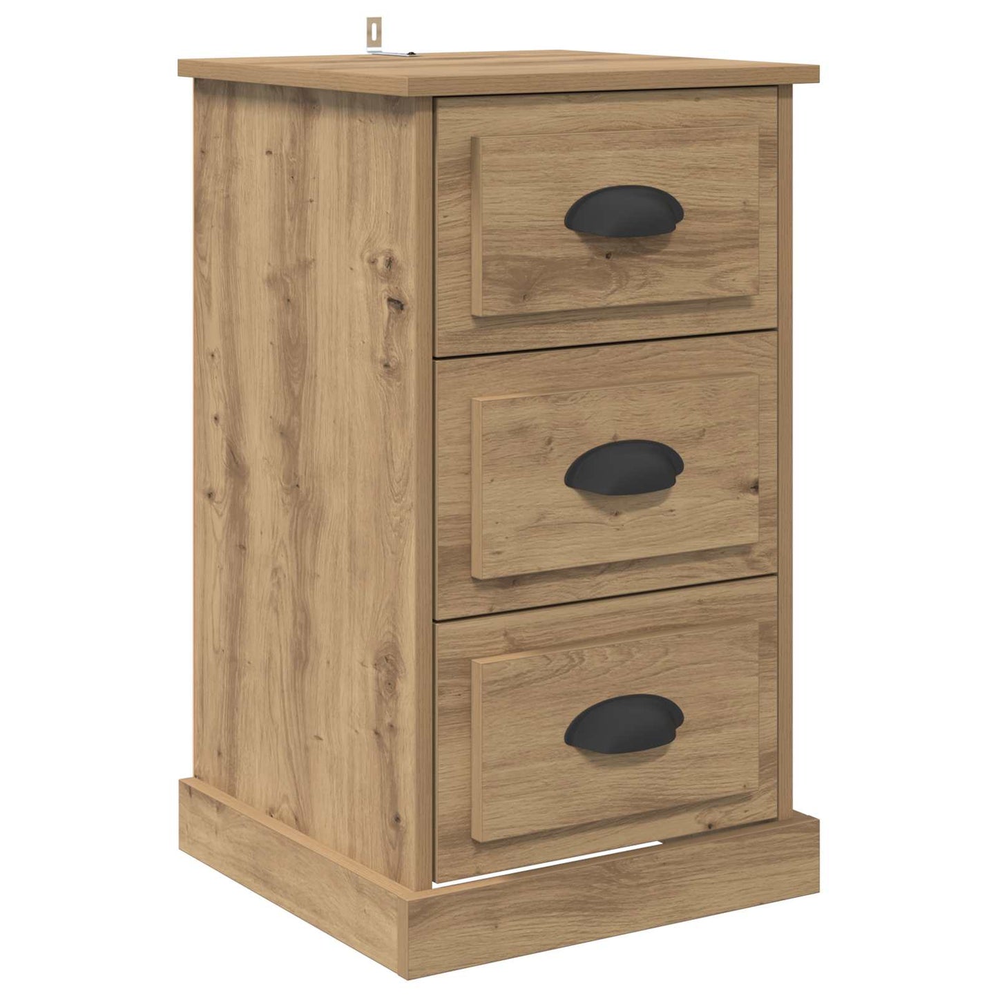 vidaXL Κομοδίνο Artisan Oak 39 x 39 x 67,5 εκ. Επεξεργασμένο Ξύλο