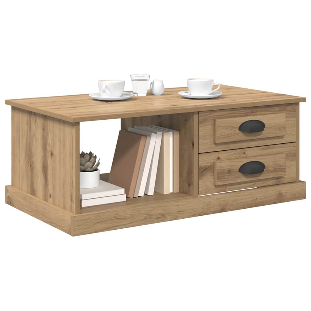 vidaXL Τραπεζάκι σαλονιού Artisan Oak 90 x 50 x 35 cm