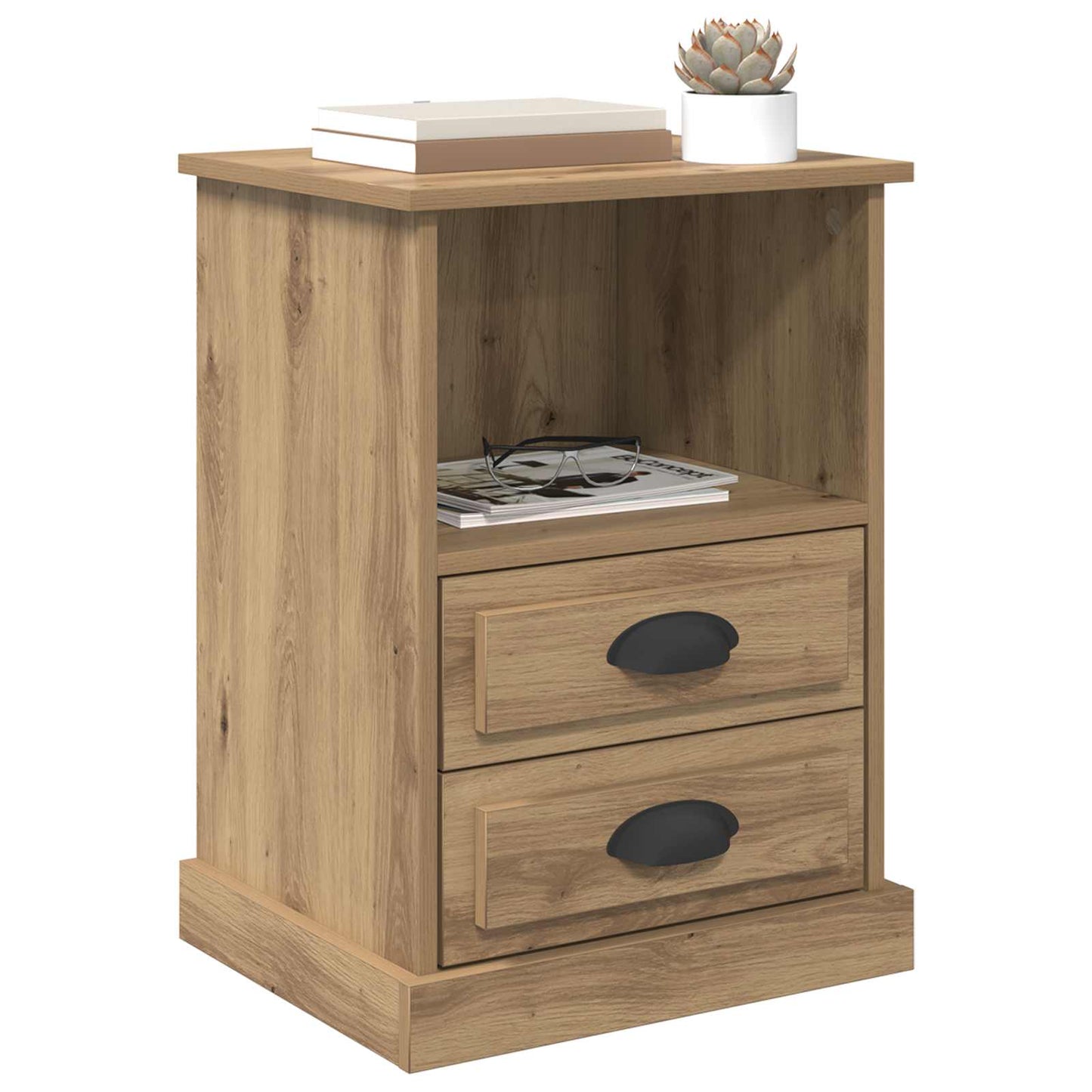 vidaXL Κομοδίνο Artisan Oak 36 x 43 x 60 εκ Επεξεργασμένο Ξύλο