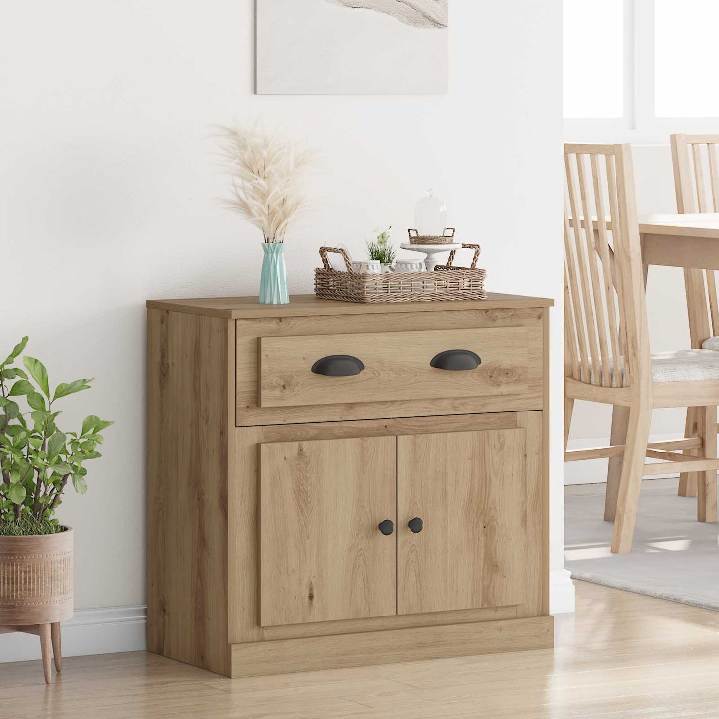 vidaXL Highboard Artisan Oak 70 x 35,5 x 67,5 εκ. Επεξεργασμένο ξύλο