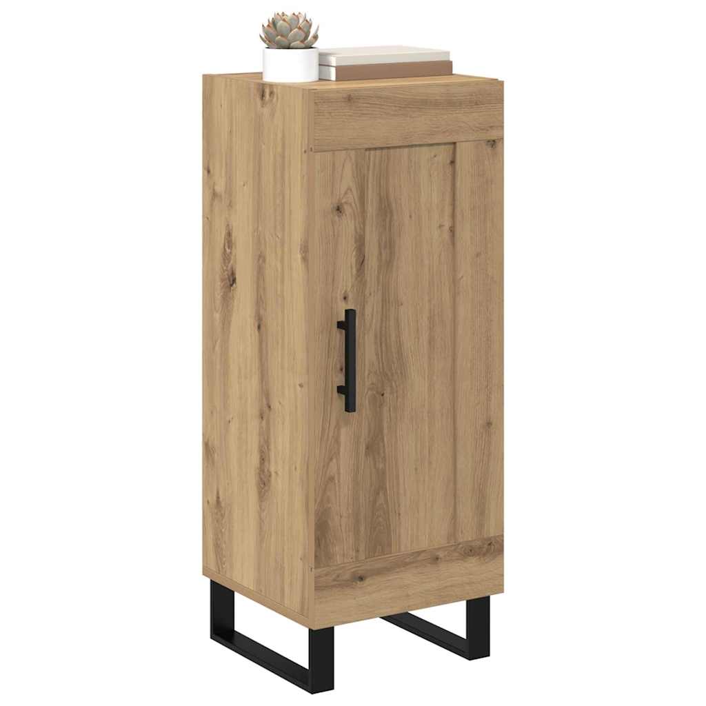 vidaXL Πλαϊνό γραφείο Artisan Oak 34,5 x 34 x 90 εκ.