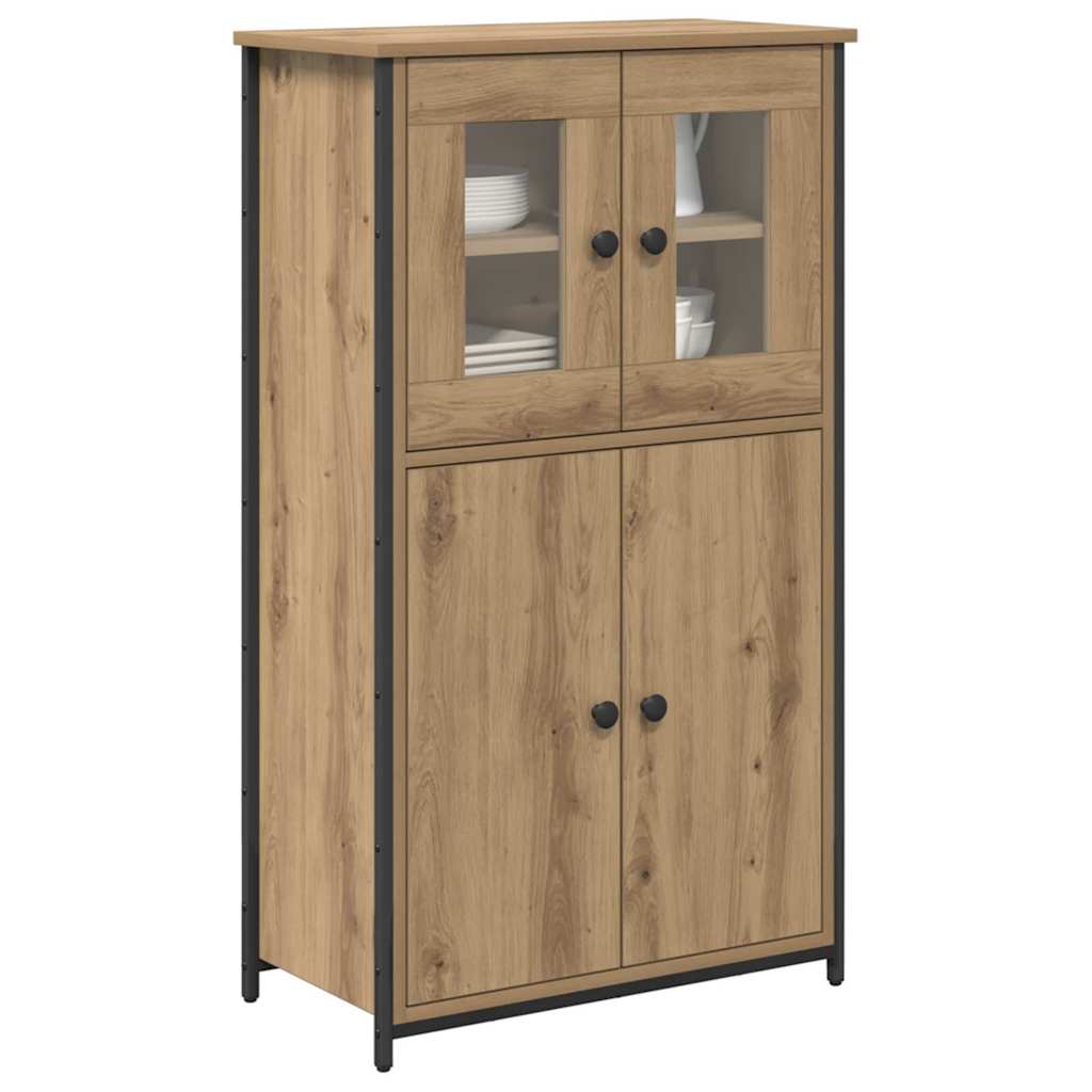 vidaXL Highboard Artisan Oak 62 x 32 x 106,5 εκ Επεξεργασμένο Ξύλο