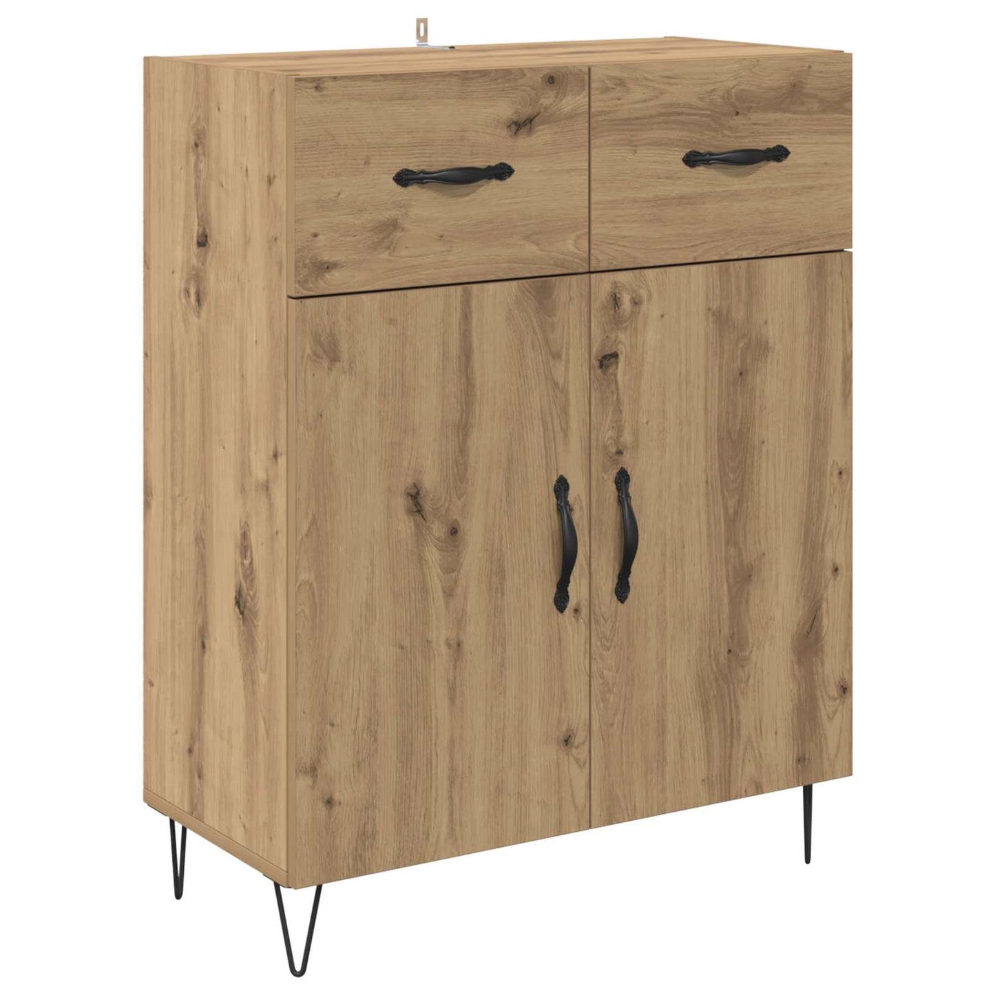 vidaXL Πλαϊνό γραφείο Artisan Oak 69,5 x 34 x 90 εκ.