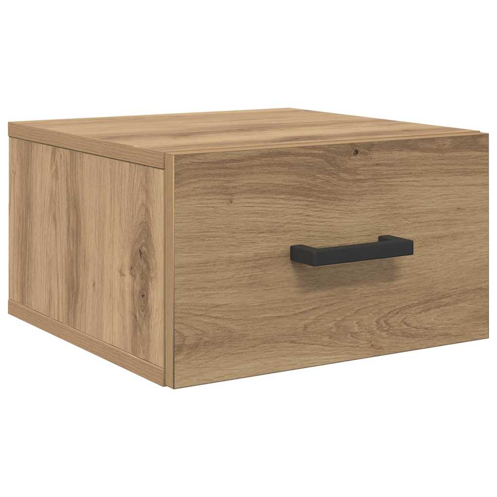 vidaXL Κομοδίνο artisan δρυς 35 x 35 x 20 εκ Επεξεργασμένο ξύλο