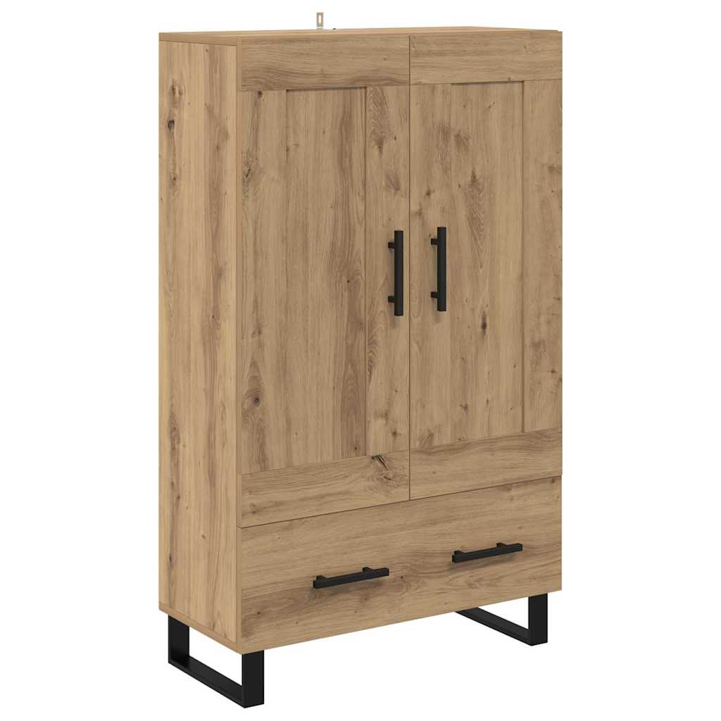 vidaXL Highboard Artisan Oak 69,5 x 31 x 115 εκ. Επεξεργασμένο Ξύλο