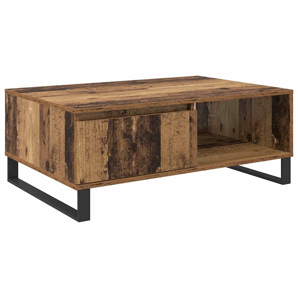 vidaXL Τραπεζάκι σαλονιού Παλιό Ξύλο 90 x 60 x 35 cm
