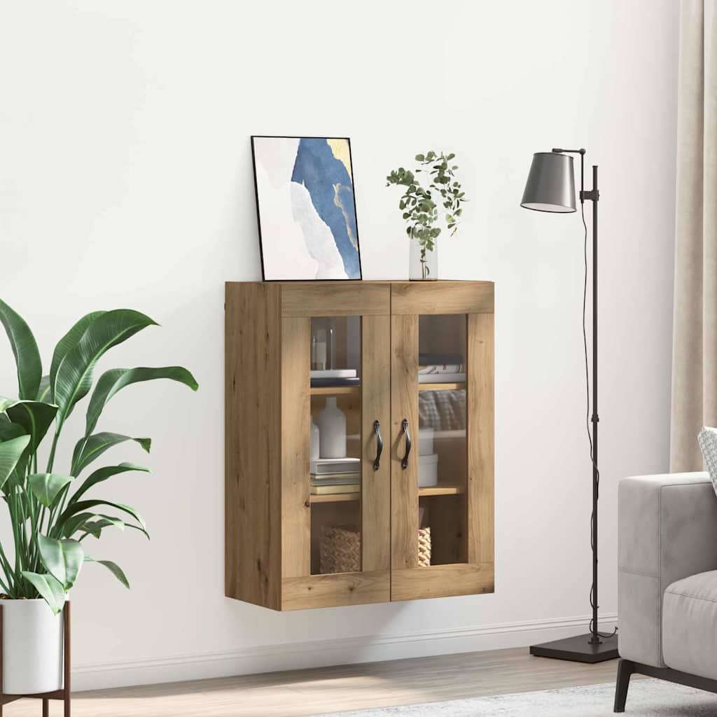 vidaXL Επιτοίχιο ντουλάπι Artisan Oak 69,5 x 34 x 90 εκ.