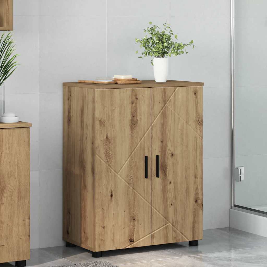 vidaXL Ντουλάπι Μπάνιου Artisan Oak 60 x 35 x 80 εκ