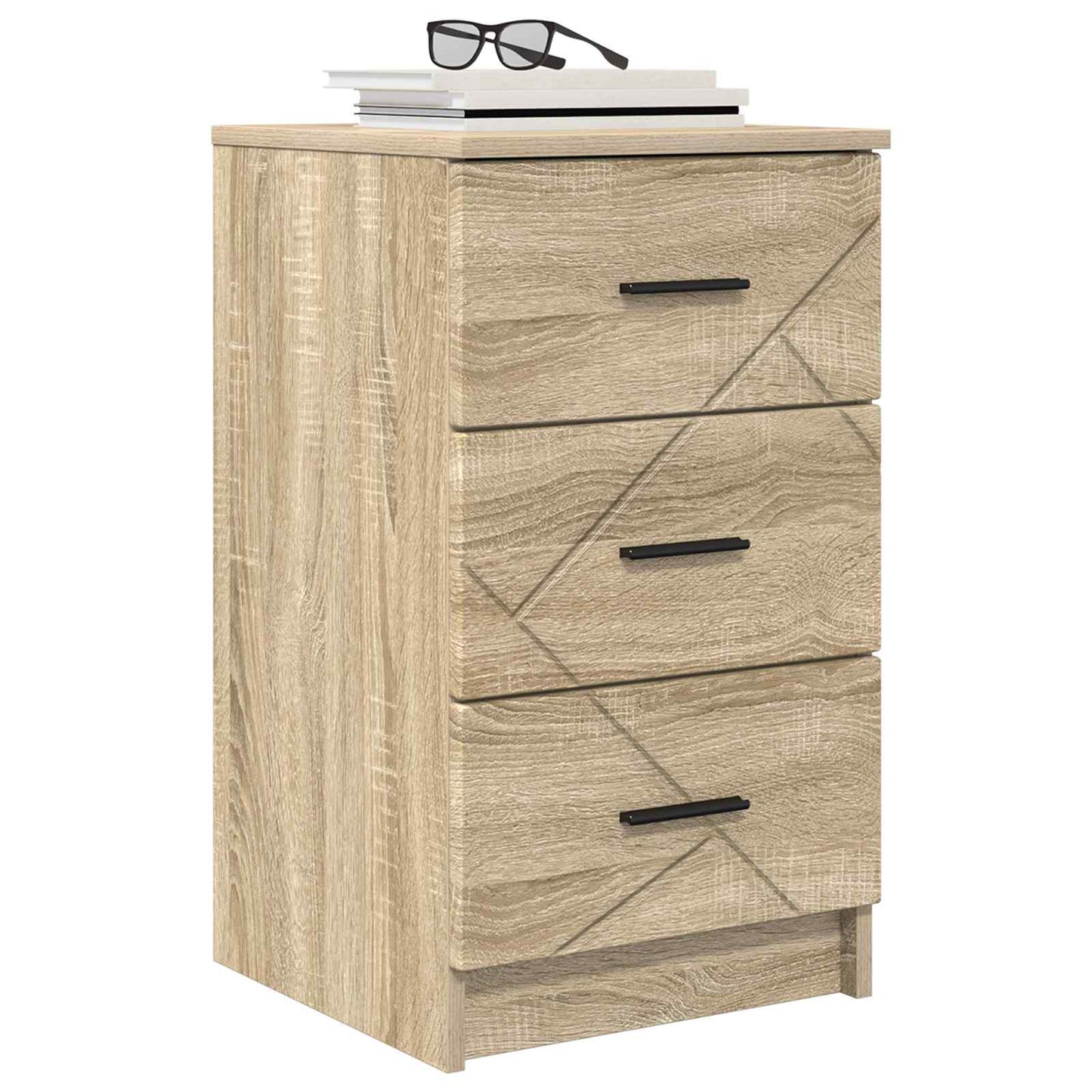 vidaXL Κομοδίνο Sonoma Δρυς 38 x 38 x 66 εκ Επεξεργασμένο ξύλο