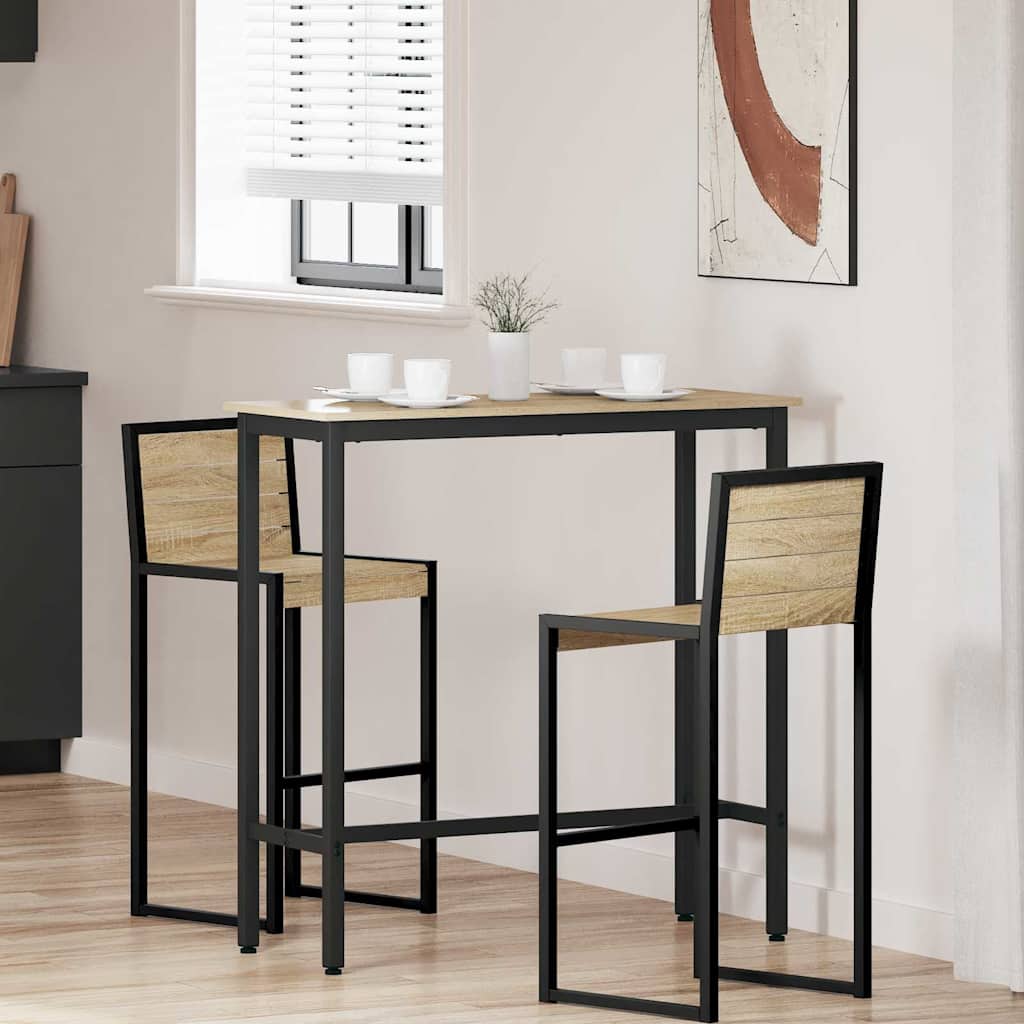 vidaXL τραπέζι Δρύς Sonoma 100 x 40 x 100,5 εκ