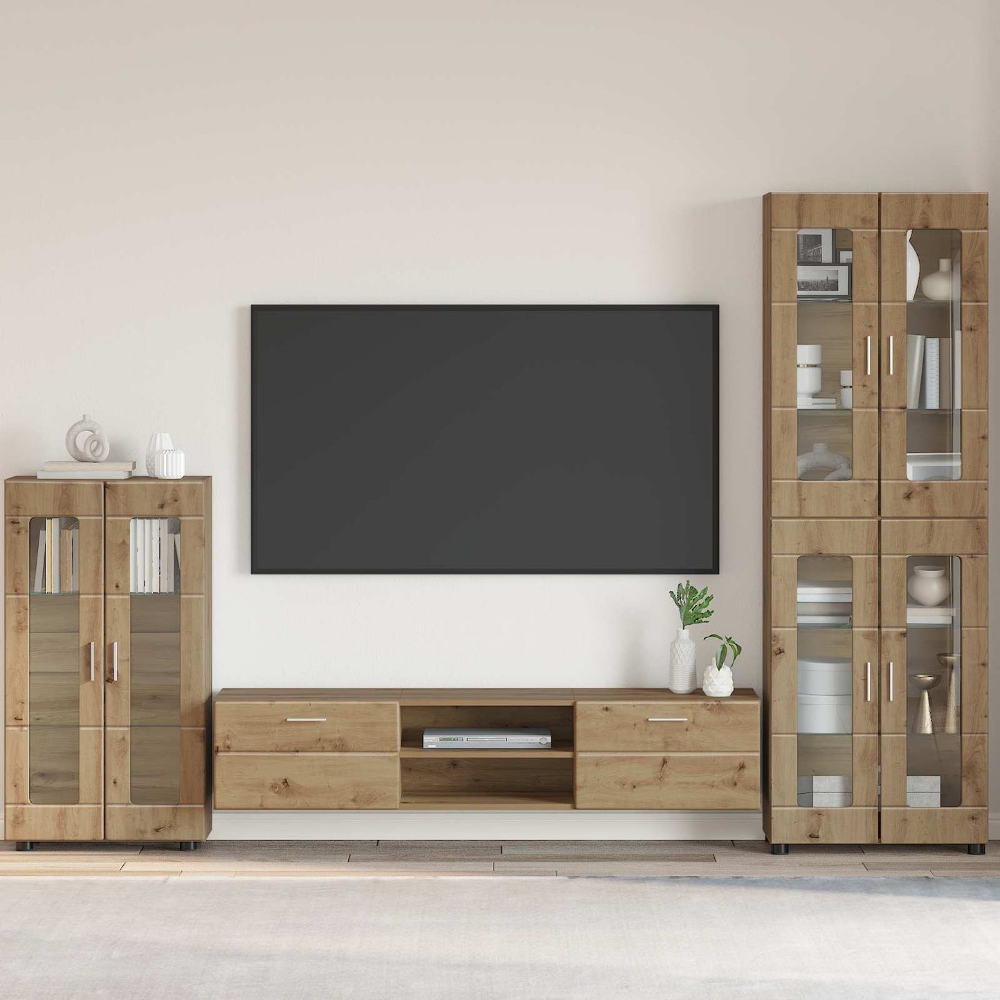 vidaXL Πλαϊνό γραφείο FLORIN 55,5 x 29 x 100 εκ Artisan Oak