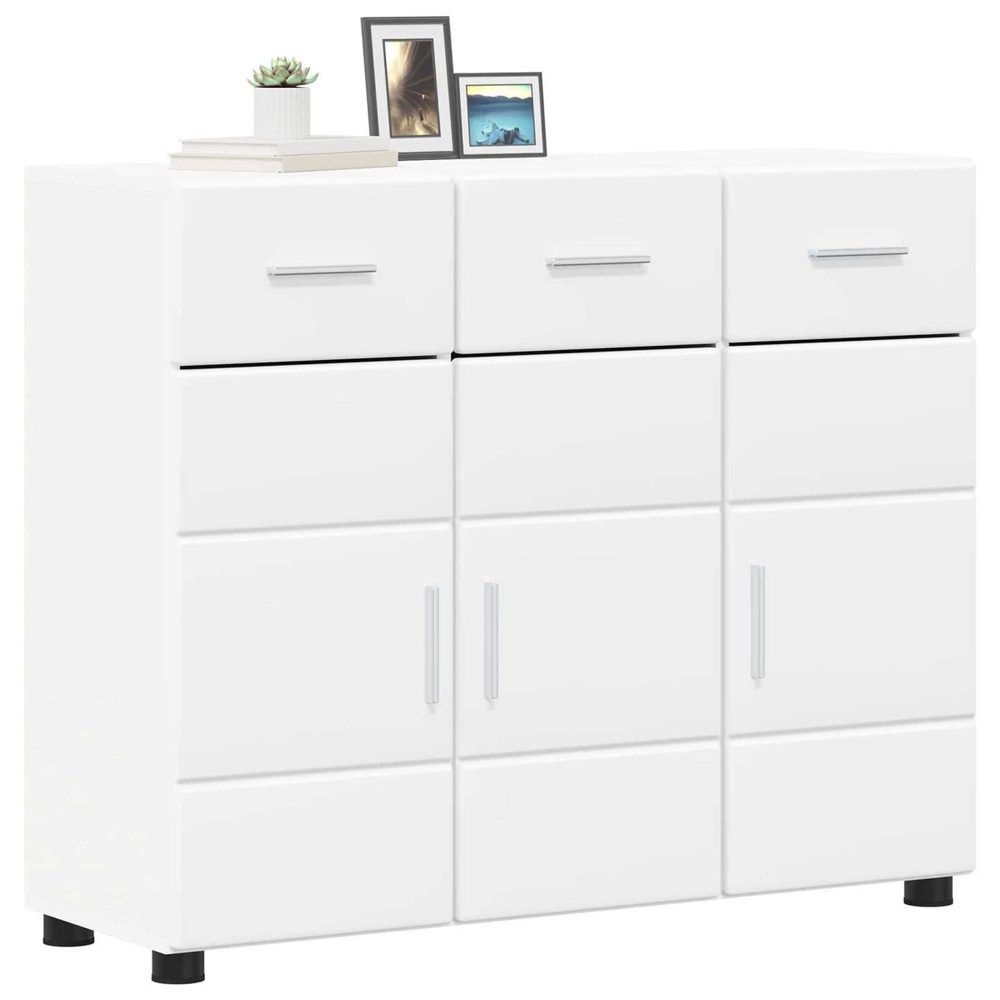 vidaXL Πλαϊνό γραφείο FLORIN 88,5 x 30,5 x 73 εκ Λευκό