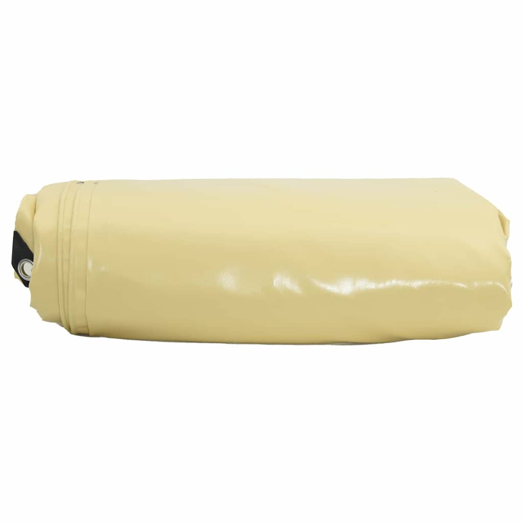 vidaXL Τέντα 650g / m² Μπεζ 2 x 3 m Καμβάς με επικάλυψη PVC
