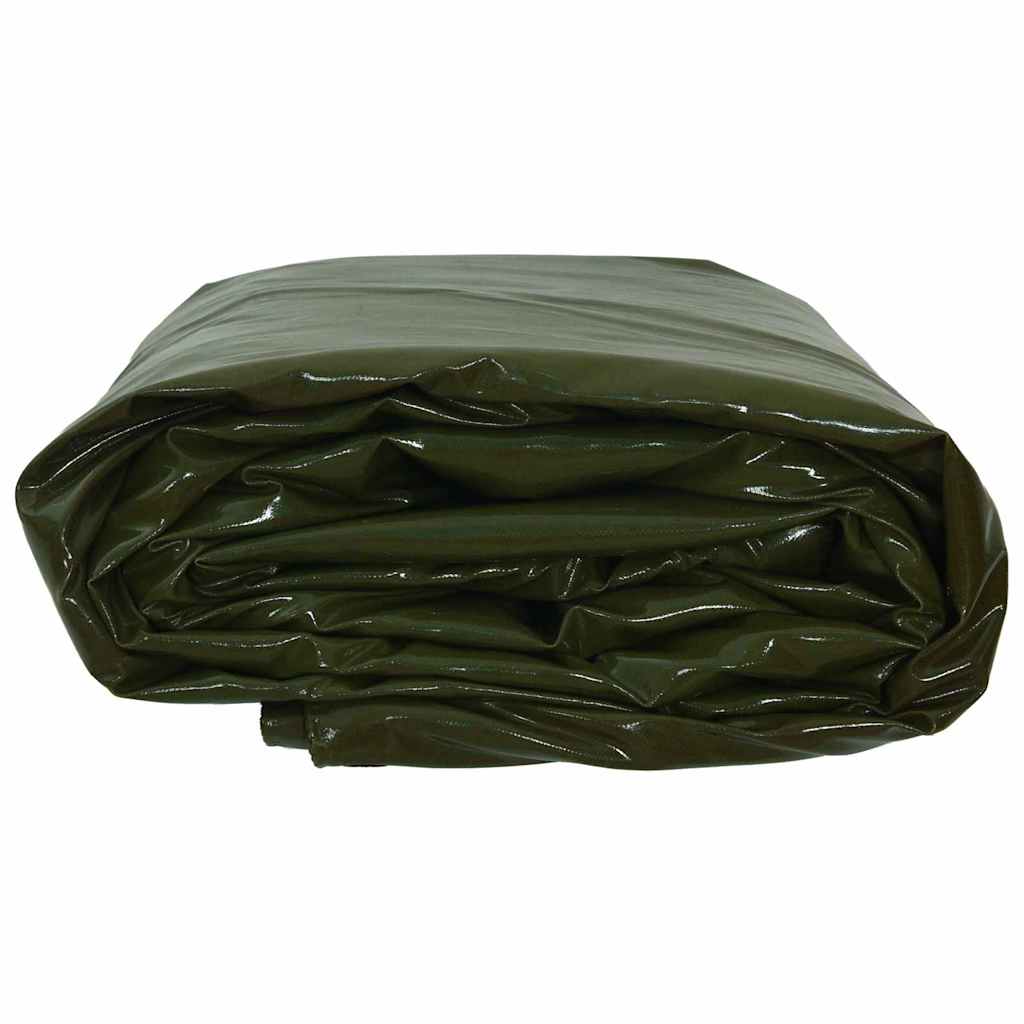 vidaXL Τέντα 650g / m² Λαδί 4 x 5 m Καμβάς με επικάλυψη PVC