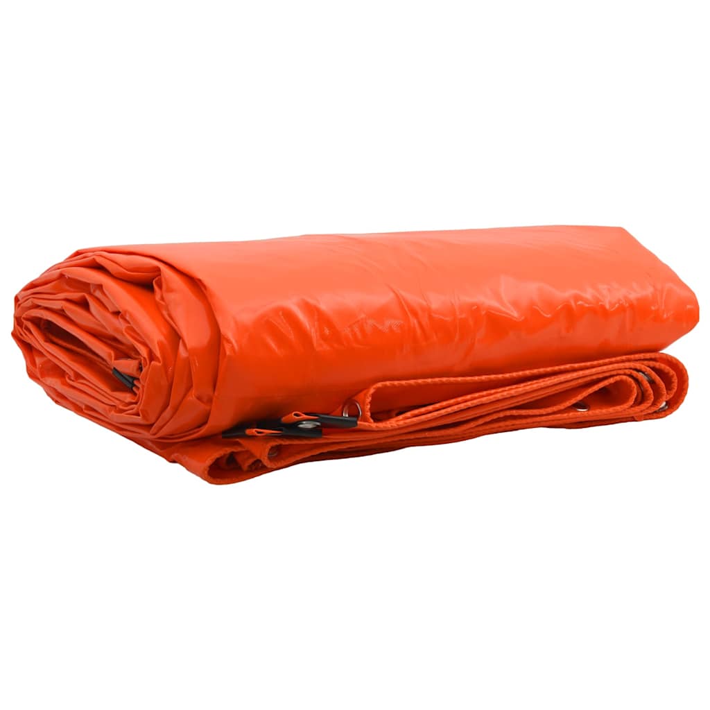 vidaXL Τέντα 650g / m² Πορτοκαλί 1,5 x 20 m Καμβάς με επικάλυψη PVC