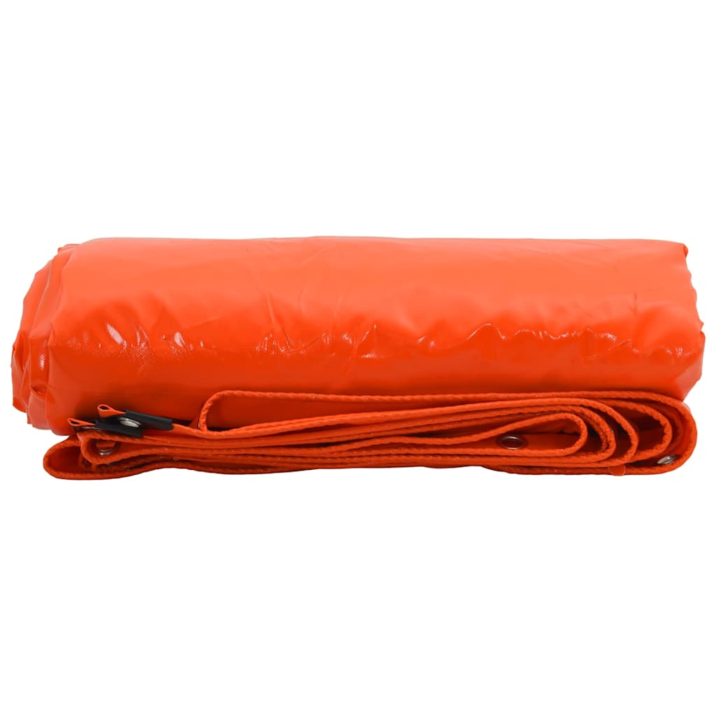vidaXL Τέντα 650g / m² Πορτοκαλί 5 x 7 m Καμβάς με επικάλυψη PVC
