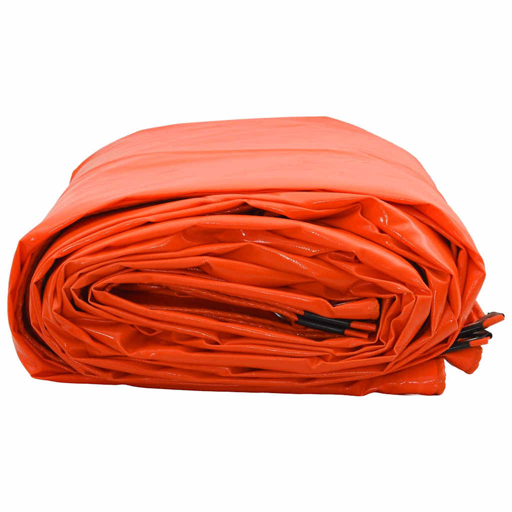 vidaXL Τέντα 650g / m² Πορτοκαλί 5 x 7 m Καμβάς με επικάλυψη PVC
