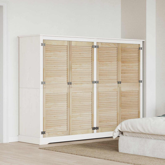 vidaXL Πόρτα Ντουλάπας με πόρτα 4 τεμ. Φυσικό 140,5 x 49,5 εκ