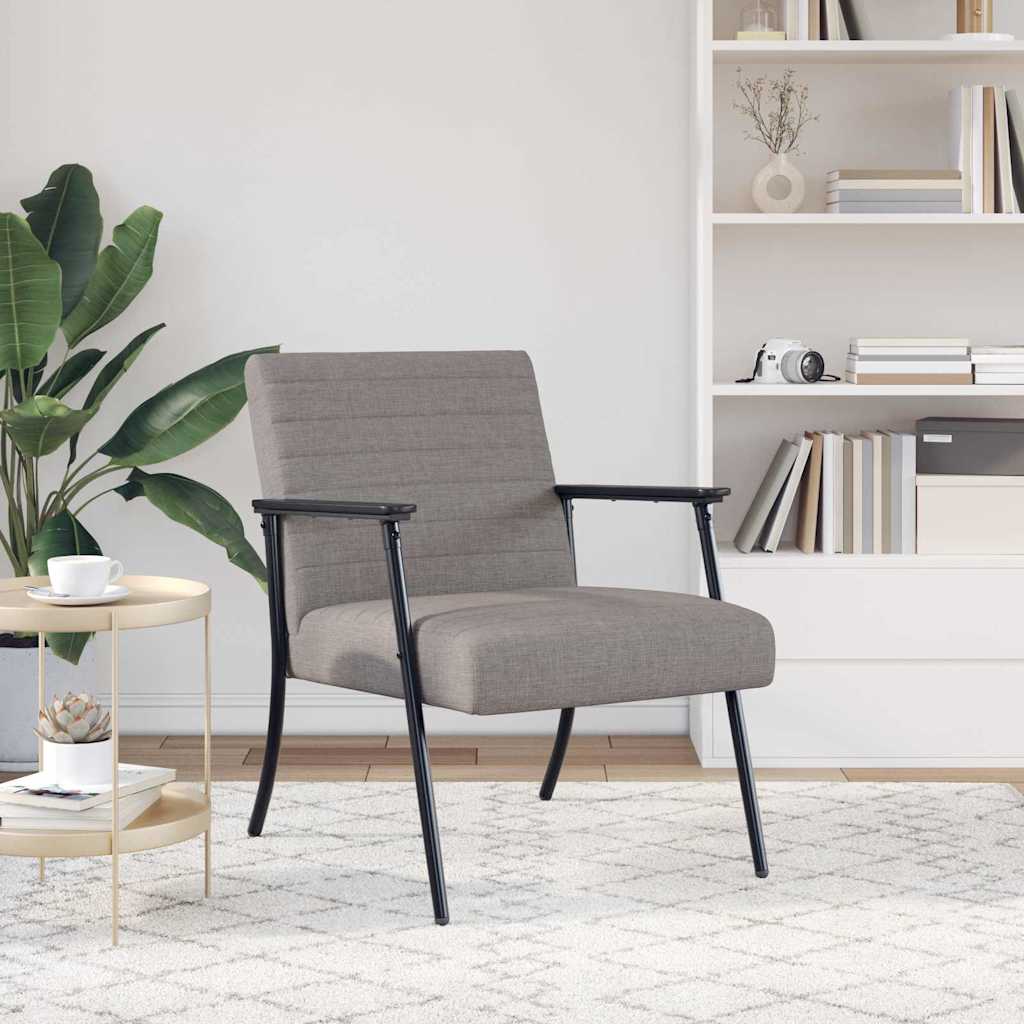 vidaXL Πολυθρόνα Taupe ύφασμα
