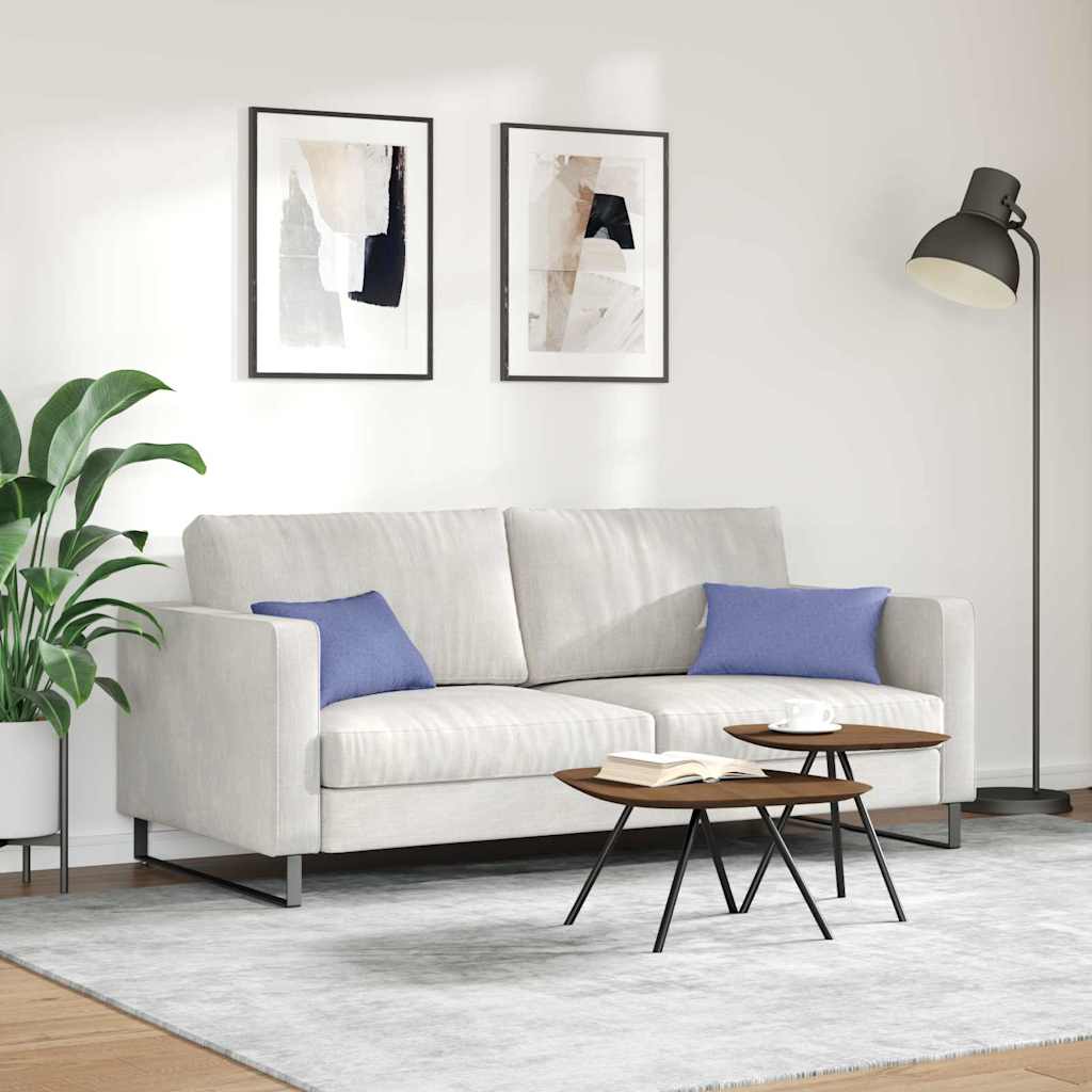 vidaXL Μαξιλάρι Καναπέ 2 pcs Μπλε τζην 30 x 50 cm